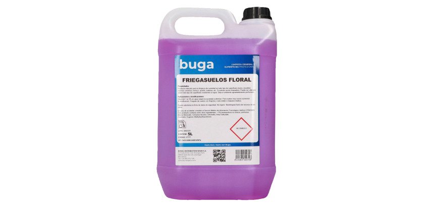 Friegasuelos floral Buga - garrafa 5L
