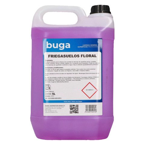Friegasuelos floral Buga - garrafa 5L