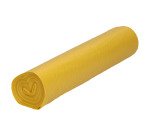 Bolsas de basura industrial Amarilla 100L - rollo de 10
