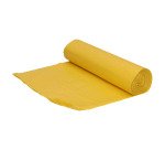 Bolsas de basura industrial Amarilla 100L - rollo de 10