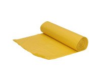 Bolsas de basura industrial Amarilla 100L - rollo de 10
