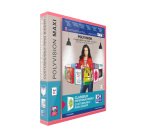 Classeur 4 anneaux plastifié Oxford Polyvision personnalisable A4+ - Dos 4 cm couleurs translucides assorties
