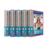 Classeur 4 anneaux plastifié Oxford Polyvision personnalisable A4+ - Dos 4 cm couleurs translucides assorties