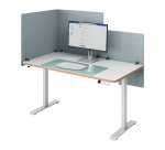 Divisorio per scrivania regolabile in altezza, 70 x 60 cm Leitz