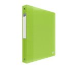 Classeur 4 anneaux plastifié Oxford School Life A4+ - Dos 4 cm couleurs translucides assorties