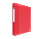 Classeur 4 anneaux plastifié Oxford School Life A4+ - Dos 4 cm couleurs translucides assorties