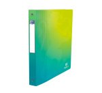 Classeur 4 anneaux plastifié Oxford School Fusion A4+ - Dos 4 cm couleurs translucides assorties