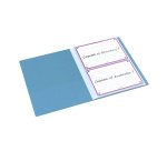 Protège-documents Oxford School polypropylène pour fiches bristol A6 - 40 pochettes - 80 vues