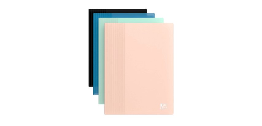 Protège-documents Oxford School polypropylène pour fiches bristol A6 - 40 pochettes - 80 vues