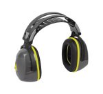 Casco antirruido Deltaplus con orejeras ajustables en altura Gris-Negro