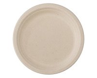 Assiette en canne à sucre Ø 23 cm - Lot de 50