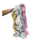 Textile rags fine cotton assorted colors  - box of 9,5 kg