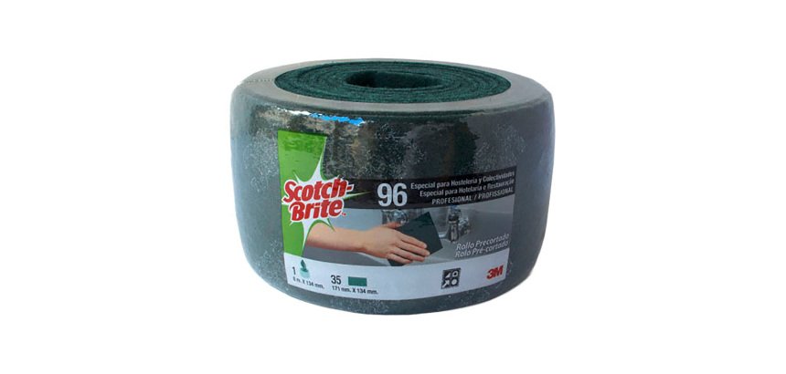 Estropajo Scotch Brite rollo precortado 134 mm x 6 m