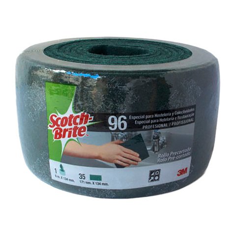 Estropajo Scotch Brite rollo precortado 134 mm x 6 m