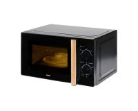 DOMO DO2820 Mikrowelle mit Holzgriff - 20 L - 700 W