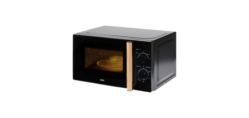 Four à micro-ondes DOMO DO2820 avec poignée à l’aspect bois - 20 L - 700 W