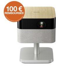 Epson EF-72 Projecteur à focale standard 1000 ANSI lumens 3LCD 4K (4096x2400) Noir, Chêne, Argent