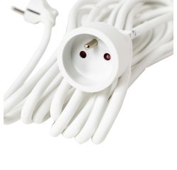 Rallonge électrique Wonday 5 m, blanc