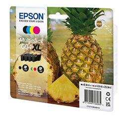 Pack Epson 604XL de 4 cartouches 1 noir et 3 couleurs pour imprimante jet d'encre
