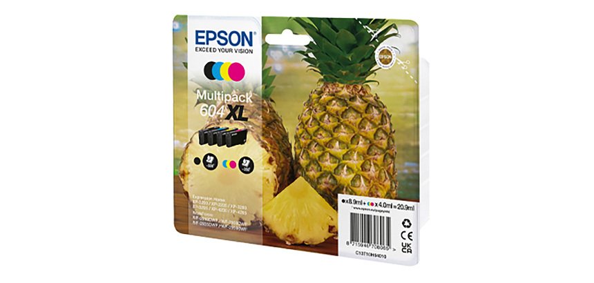 Pack Epson 604XL de 4 cartouches 1 noir et 3 couleurs pour imprimante jet d'encre