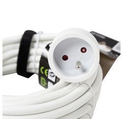 Rallonge électrique Wonday 10 m, blanc