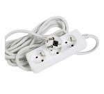 Wonday Power Strip 3 Outlets Without Switch - 4 m Cable