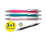 3 Penne Slider Rave XB colori assortiti e 1 Slider Rave XB nera in omaggio