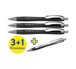 3 Penne Slider Rave XB colore nero e 1 Slider Rave XB in omaggio