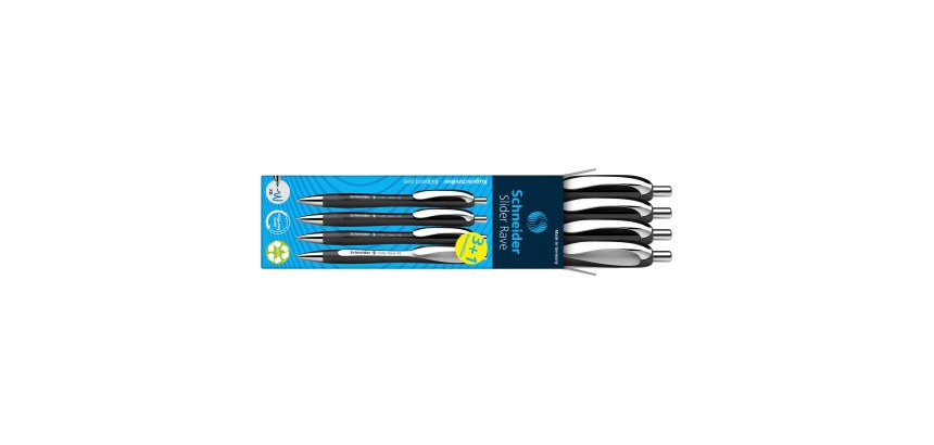 3 Penne Slider Rave XB colore nero e 1 Slider Rave XB in omaggio