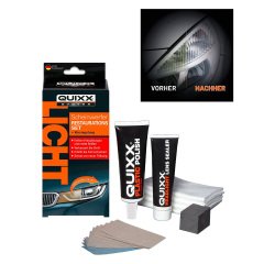 Kit de restauration pour phares de voiture Quixx Light, 19 pièces