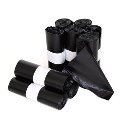 Bolsa de basura doméstica negra 30L 52x58cm 60 galgas - Rollo 25 unidades