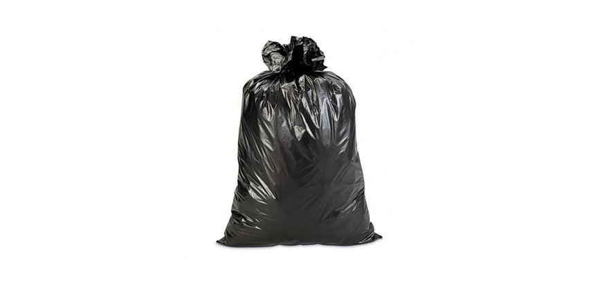 Bolsa de basura industrial transparente 90L 85x120cm galga 140 - Rollo 10 unidades