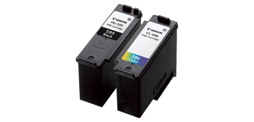Canon PG-595/CL-586 Pack 2 cartouches noire + couleurs pour imprimante jet d'encre