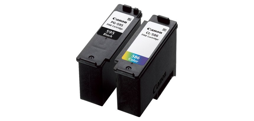 Canon PG-595/CL-586 Pack 2 cartouches noire + couleurs pour imprimante jet d'encre