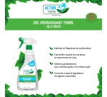 Gel nettoyant dégraissant alu inox Action Verte - Spray de 750 ml