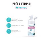 Lingettes nettoyantes désinfectantes mains Wyritol - Boîte de 100