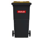 Waste container on 2 wheels 240 l plastic Omnium for waste sorting