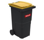 Waste container on 2 wheels 240 l plastic Omnium for waste sorting