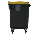 Conteneur à déchets 660 litres extérieur 4 roues couleur