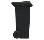 Conteneur à déchets 2 roues 120 litres tri sélectif