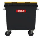Conteneur à déchets 4 roues 1000 litres extérieur