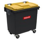 Conteneur à déchets 770 litres extérieur 4 roues couleur