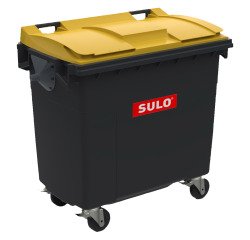 Conteneur à déchets 4 roues 770 litres extérieur