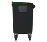 Conteneur à déchets 500 litres extérieur 4 roues couleur