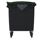 Conteneur à déchets 1000 litres extérieur 4 roues couleur