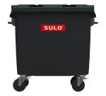 Conteneur à déchets 1000 litres extérieur 4 roues couleur