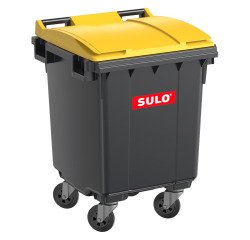 Conteneur à déchets 400 litres 4 roues couleur