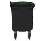 Conteneur à déchets 400 litres 4 roues couleur
