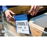 Pochette d'identification pour conteneurs ou caisses de transport A4 - Boîte de 50
