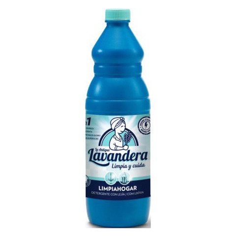 Limpahogar La Lavandera con lejía azul - garrafa 1,5L